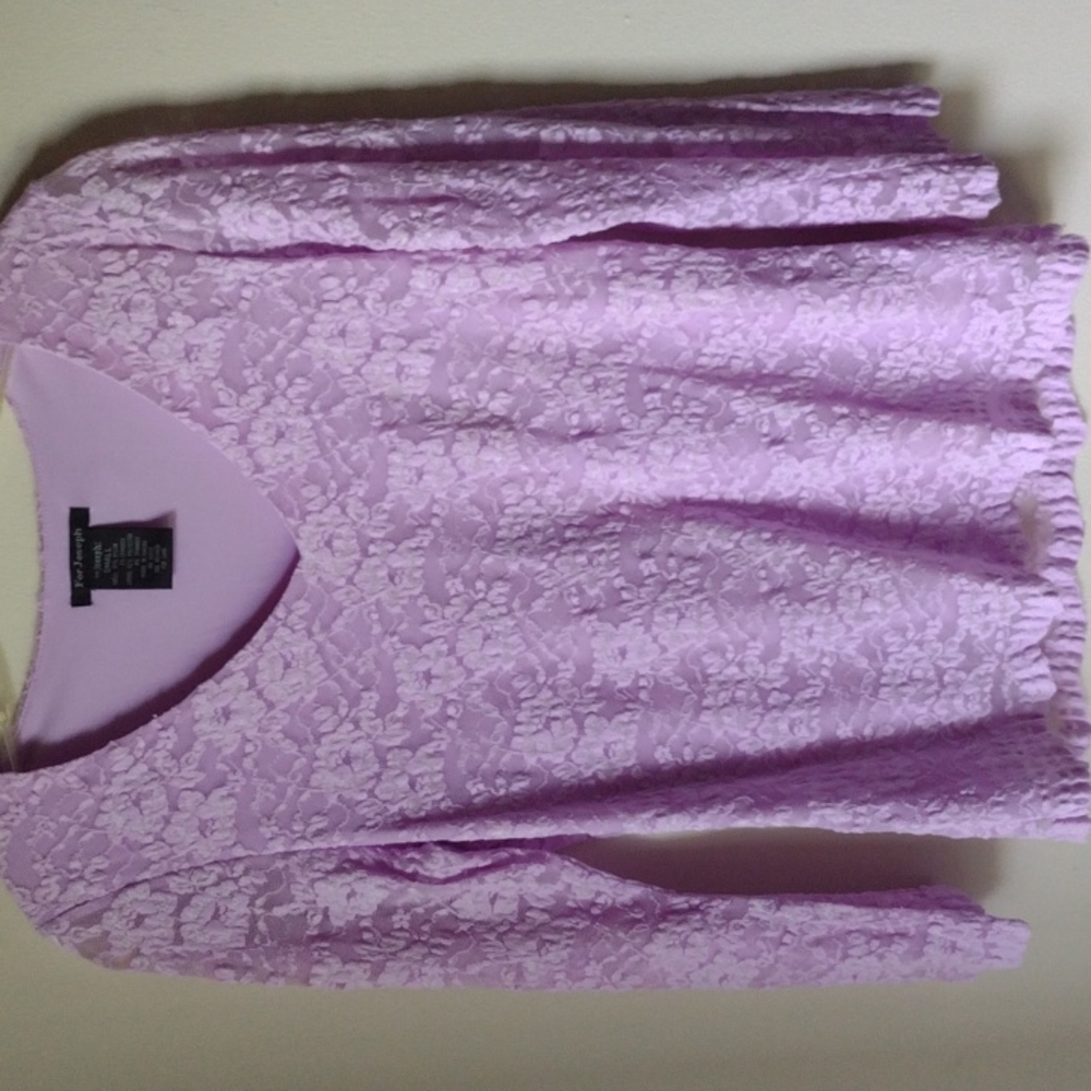Woman's Top Lavender Small For Joseph QVC
